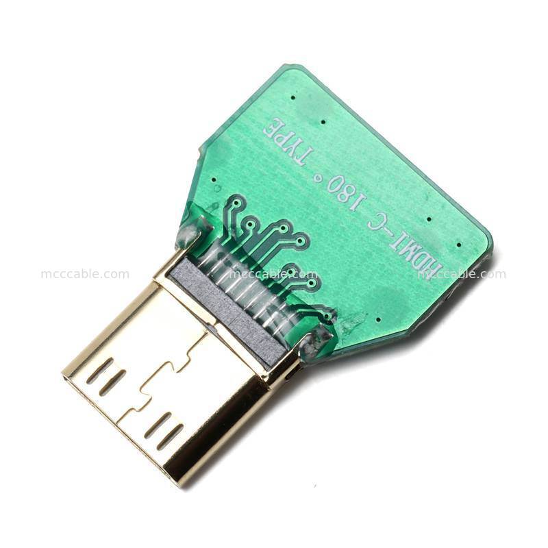 تجميع كابل ميكرو HDMI مخصص إلى كابل ميكرو HDMI ميكرو كوكسي لأنظمة العرض المدمجة