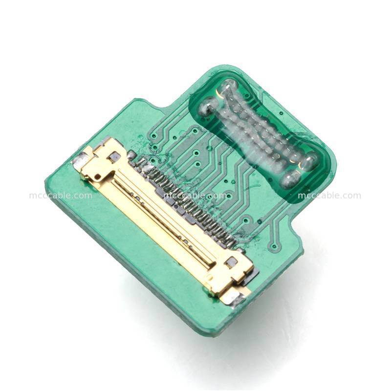 تجميع كابل ميكرو HDMI مخصص إلى كابل ميكرو HDMI ميكرو كوكسي لأنظمة العرض المدمجة