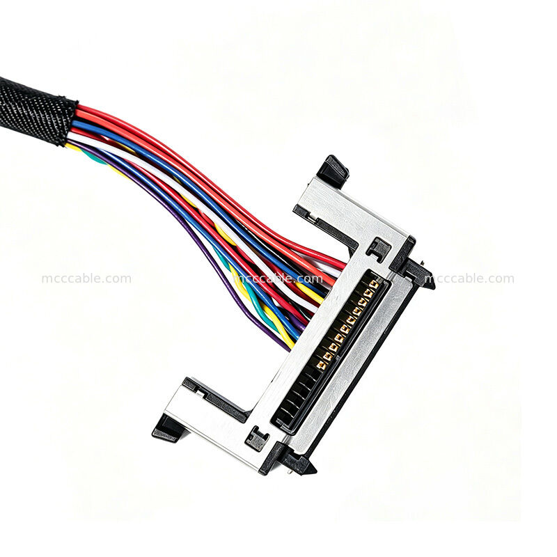 FI-RE31HL DF19-20P LVDS Cable Assembly 24 Inch Custom High Speed Micro Coaxial