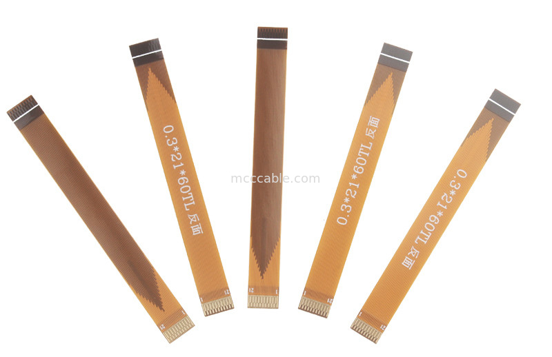 كبل FFC FPC ذو 21 سنًا ، كابل FPC مرن مسطح 0.3 مم موصل شاشة العرض lvds