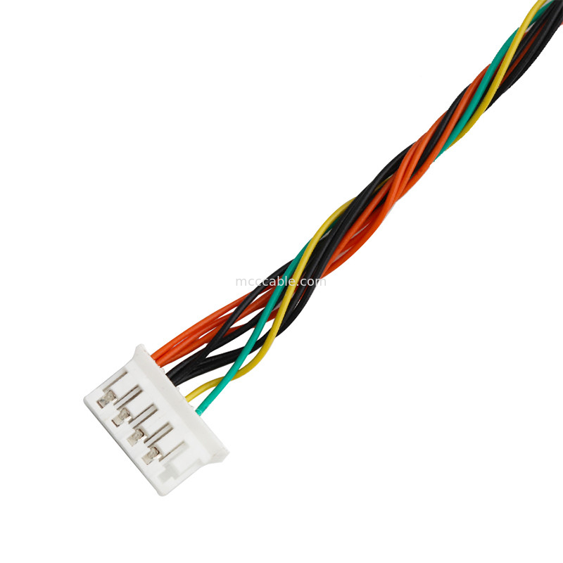 ISO14001 Lvds Lcd Cable Assembly 20453-230T إلى PH2.0 PHR-6P 1255H-2
