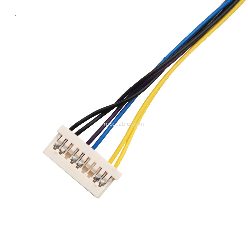 9 Pin Wire Harness Assembly Df14-9s-1.25c إلى Jst 6 Pin Phr-6 26awg