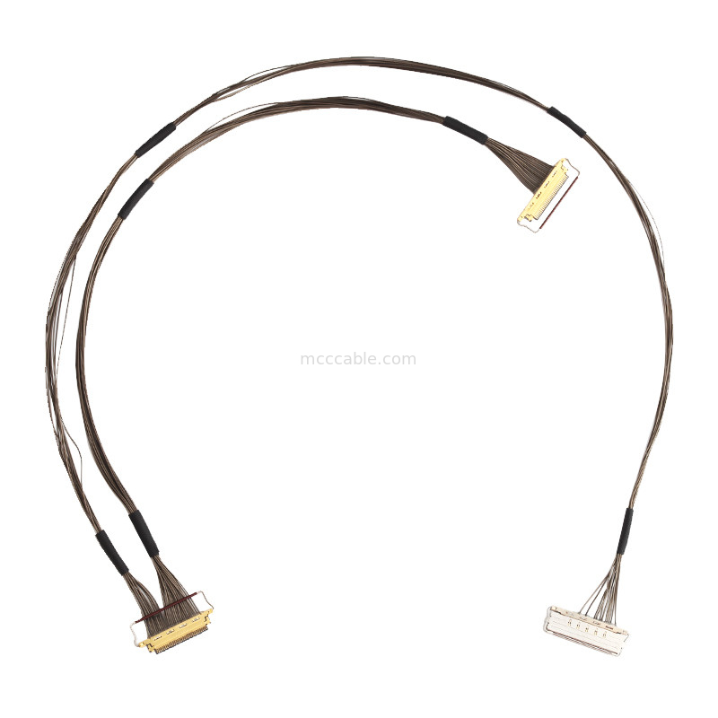 20525-030E-02 إلى 20682-030E-02 Lvds Edp التجميع الكابل للكاميرا Gimbal