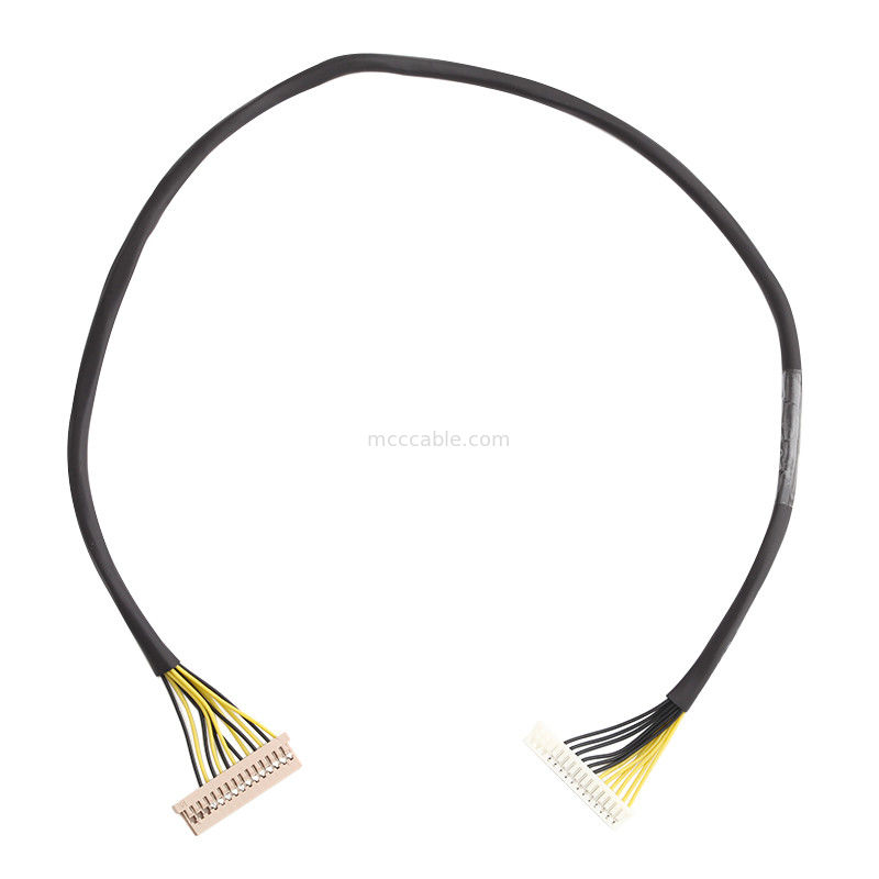 كابل تسخير الأسلاك بطول 100 مم Wl 1025h-15p إلى Wl 1253h-15p Lvds Cable Assembly