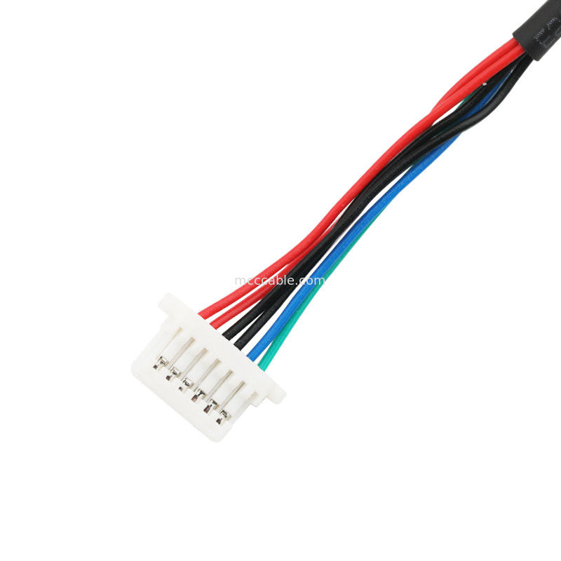 JST SHLP-06V-SB SHR-6P تجميع كابل تسخير لإشارات الإرسال / الطاقة الكهربائية